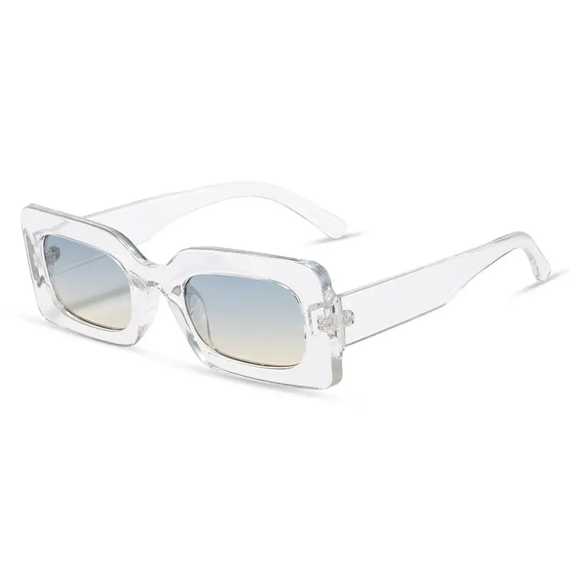 Square Frame Sunglasses Green Candy Color