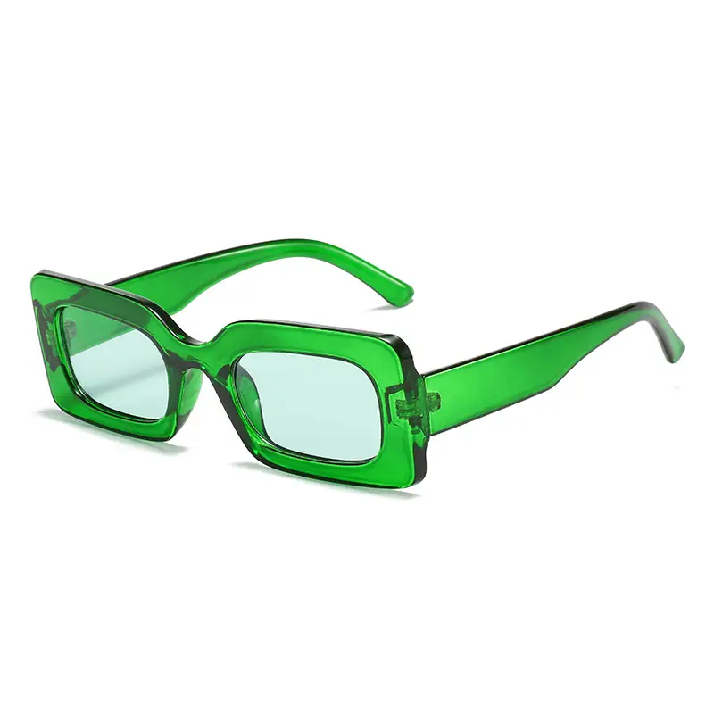 olive green framed blue