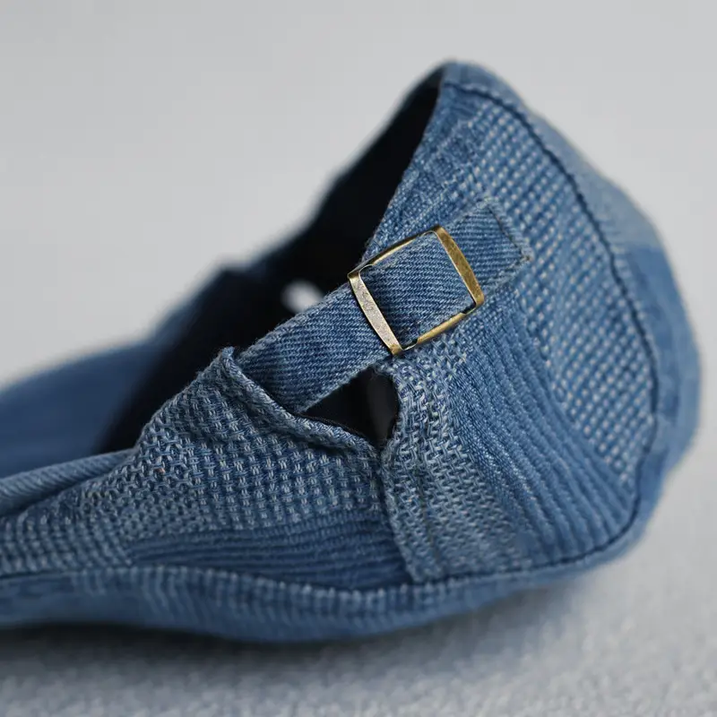 Vintage Blue Washed Short Eave Cap for Men Women - Image 8