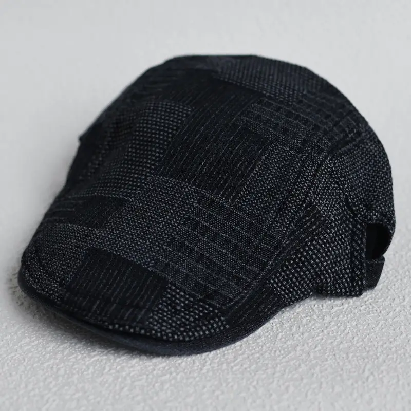 Vintage Blue Washed Short Eave Cap for Men Women - Image 9