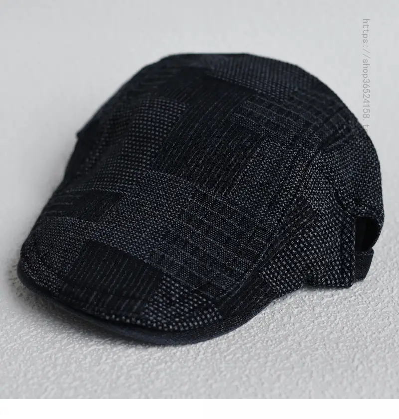 Vintage Blue Washed Short Eave Cap for Men Women — feature 4