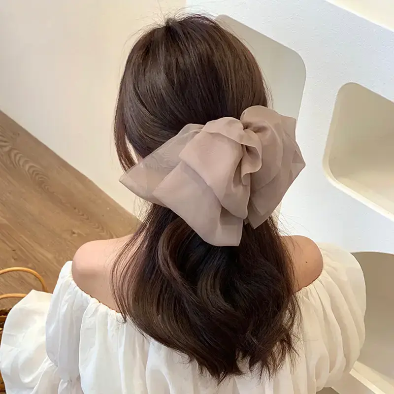 Women's Back of Head Oversized Bow Hairpin Summer 2022 - Image 2