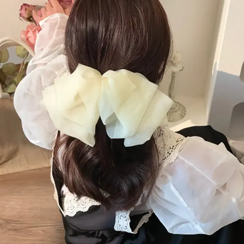 Women's Back of Head Oversized Bow Hairpin Summer 2022 - Image 4