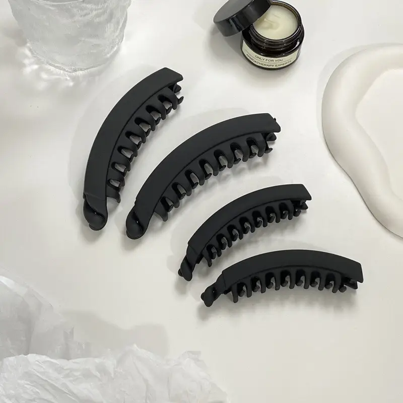 Cross-border New Frosted Large Banana Clip Hair Clip Women's Temperament Hairpin Explosion Hairpin - Image 3