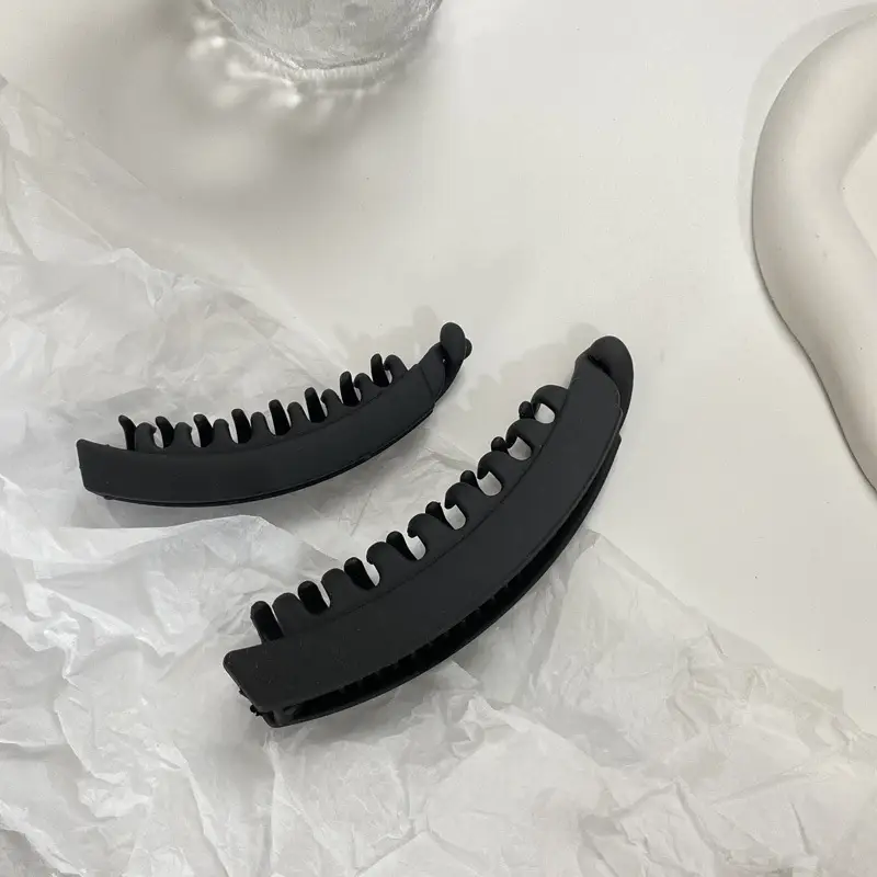 Cross-border New Frosted Large Banana Clip Hair Clip Women's Temperament Hairpin Explosion Hairpin - Image 5