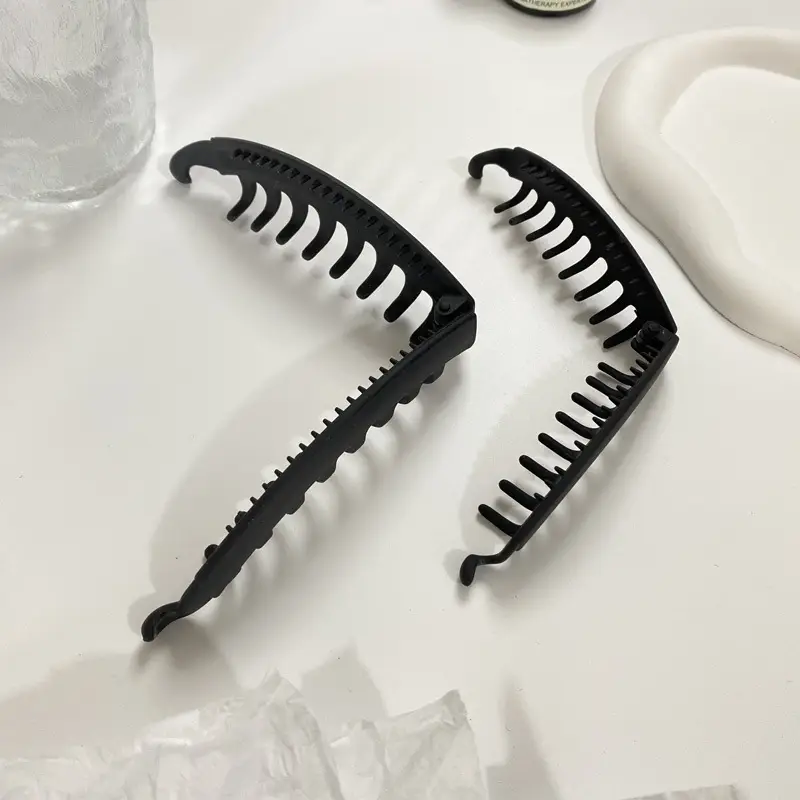 Cross-border New Frosted Large Banana Clip Hair Clip Women's Temperament Hairpin Explosion Hairpin - Image 6