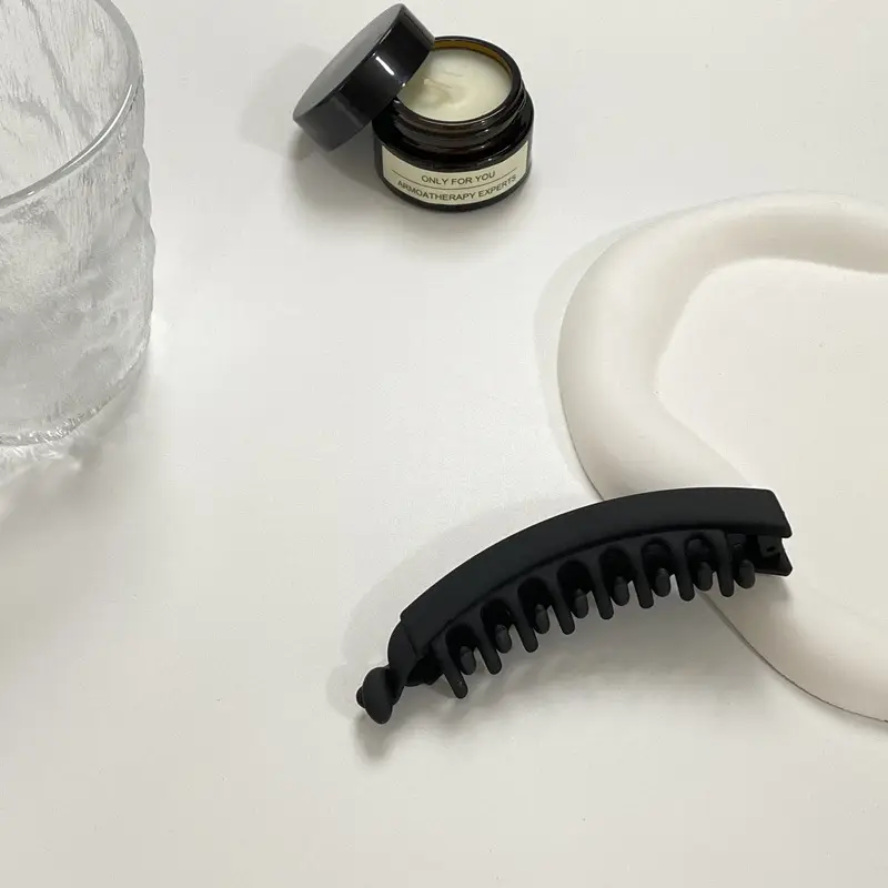 Cross-border New Frosted Large Banana Clip Hair Clip Women's Temperament Hairpin Explosion Hairpin - Image 2
