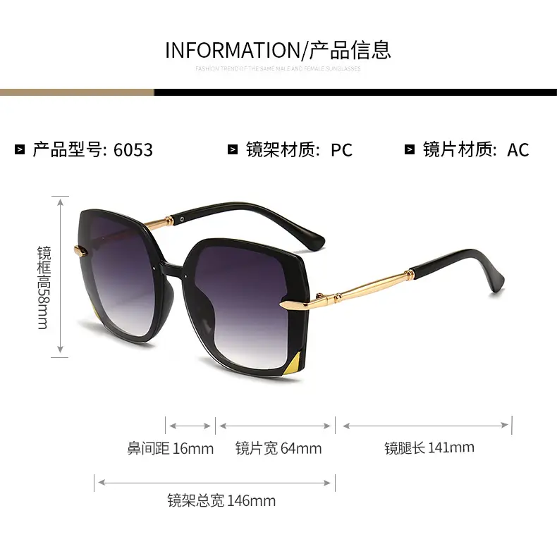 Women Polygonal Sunglasses Brown Gradient Gold Frame — feature 8
