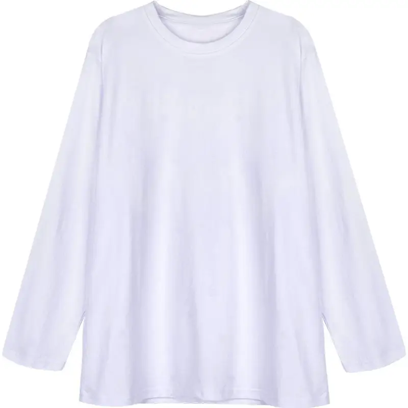 Women Long Sleeve Black Top with Light Grey Jeans — feature 12