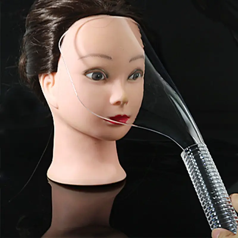 Transparent Hair Mask Spray Dry Face Shield Barber Tool - Image 3