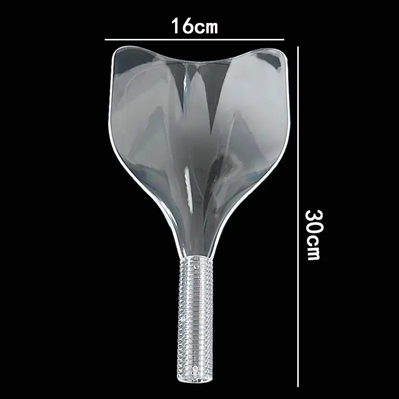 Transparent Hair Mask Spray Dry Face Shield Barber Tool - Image 1
