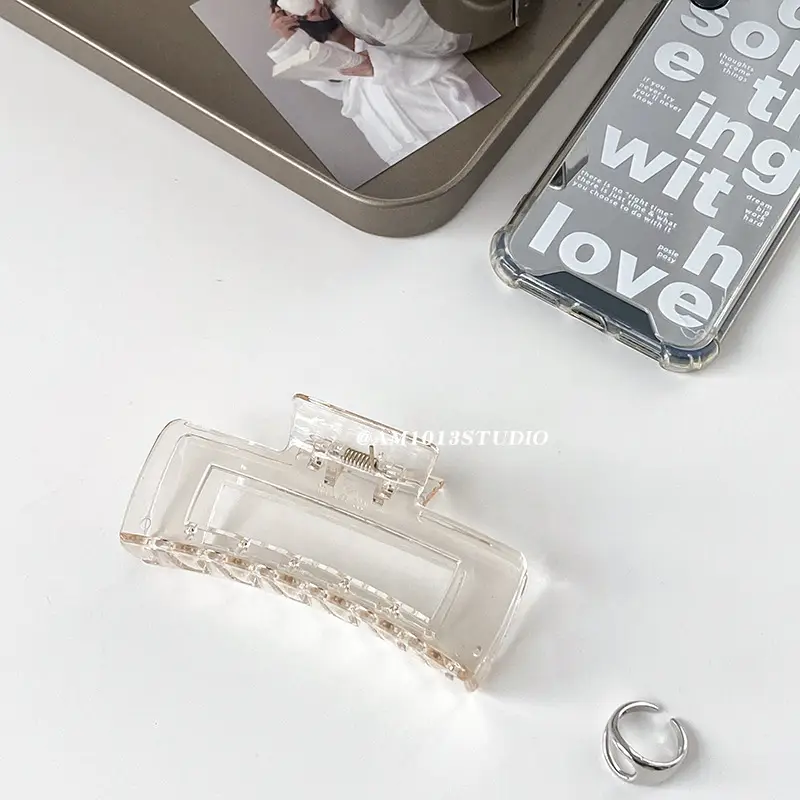Extra Large Shark Clip Hair Volume Back Head Bath Makeup Clip - Image 10