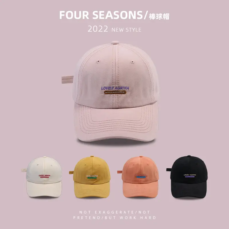 New Style White Baseball Cap for 2022 Summer Travel Sun Hat