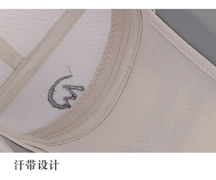 Adjustable Grey Mesh Baseball Cap for Men Women Outdoor Sports Fishing Hat — feature 17