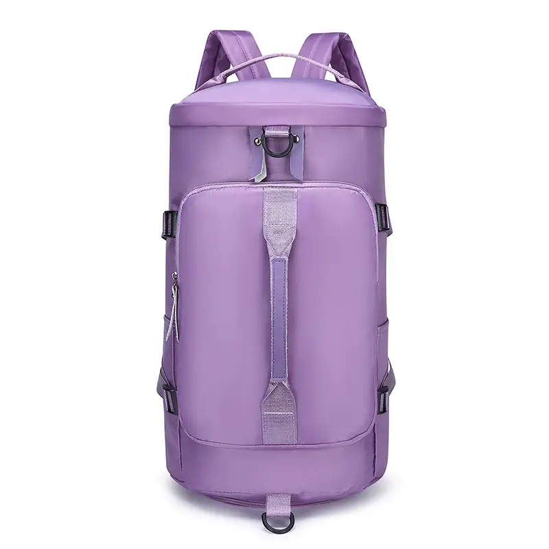 Purple Waterproof Oxford Yoga Bag Single Shoulder Crossbody - Image 4