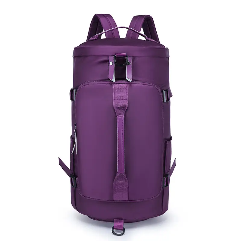 Purple Waterproof Oxford Yoga Bag Single Shoulder Crossbody - Image 6