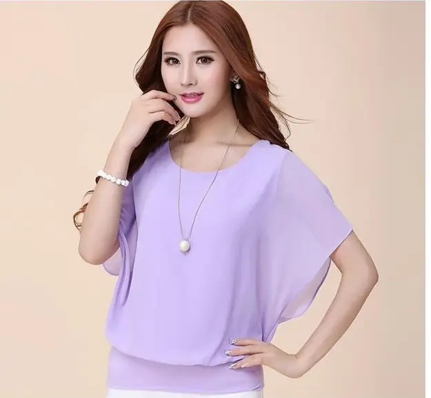 2024 Summer White Chiffon T-Shirt Women Plus Size Slim Fit - Image 5