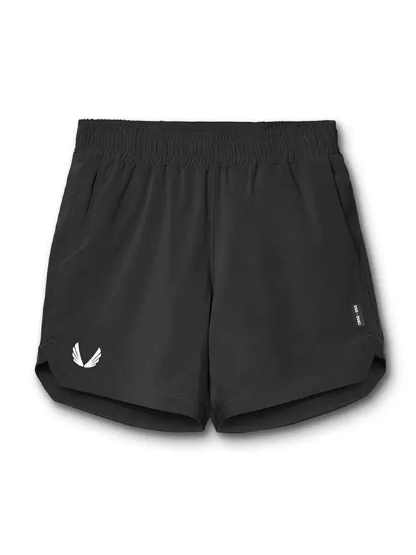 Men's Green Quick-Drying Sports Shorts with 4 Pockets