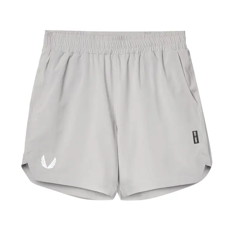 Men's Green Quick-Drying Sports Shorts with 4 Pockets