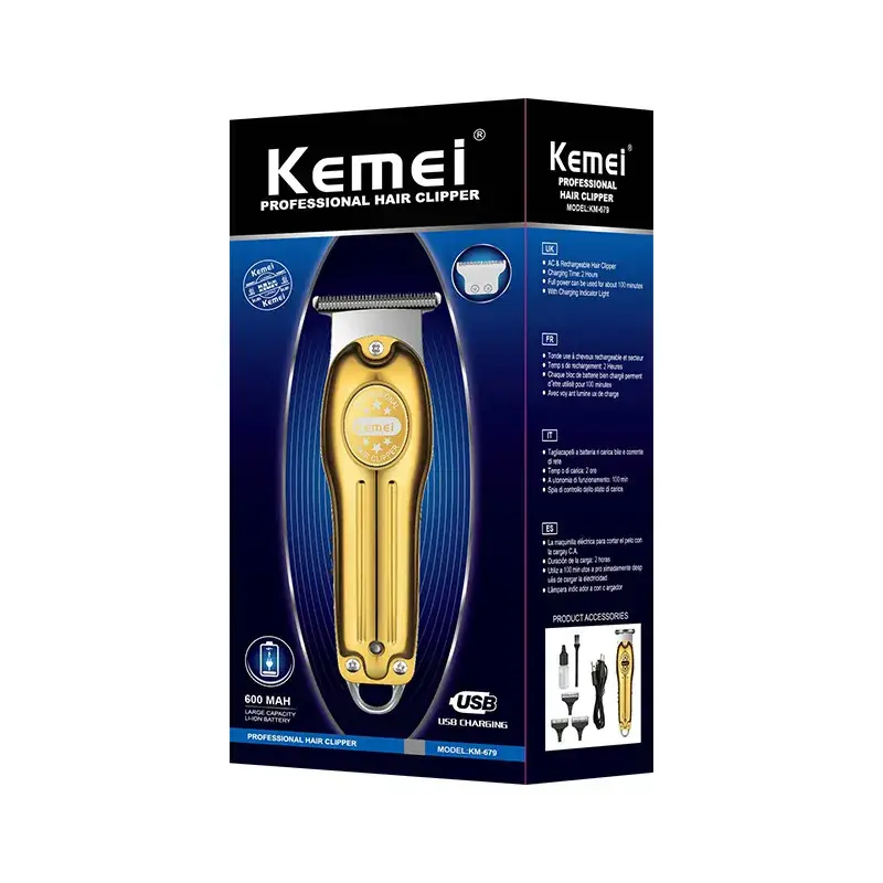 Kemei KM-679 Metal Body Automatic Hair Clipper - Image 6