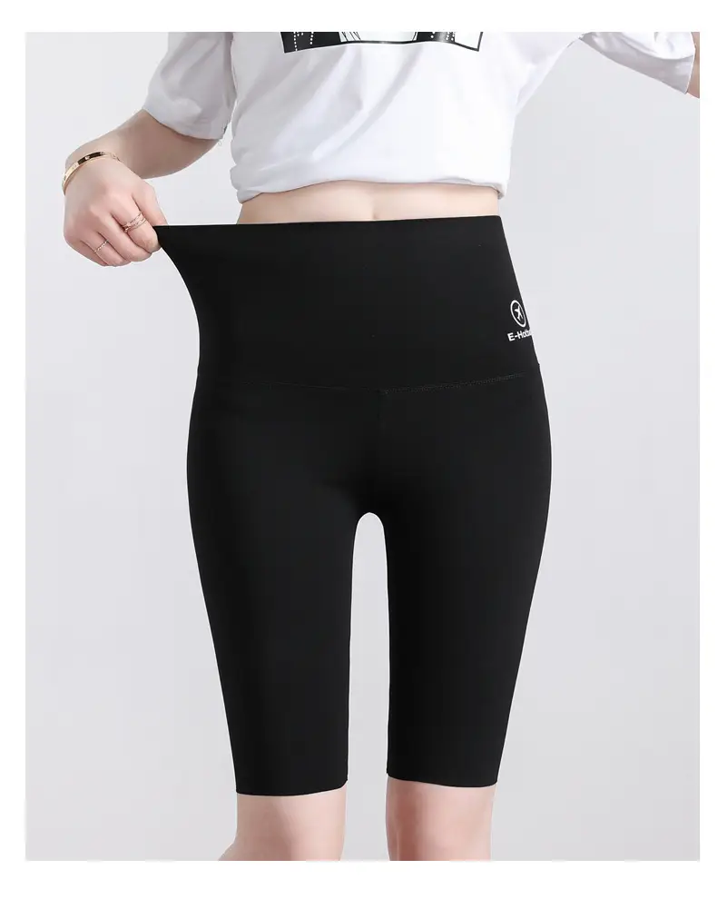 Women's Black Slimming Hip Lifting Leggings — feature 14