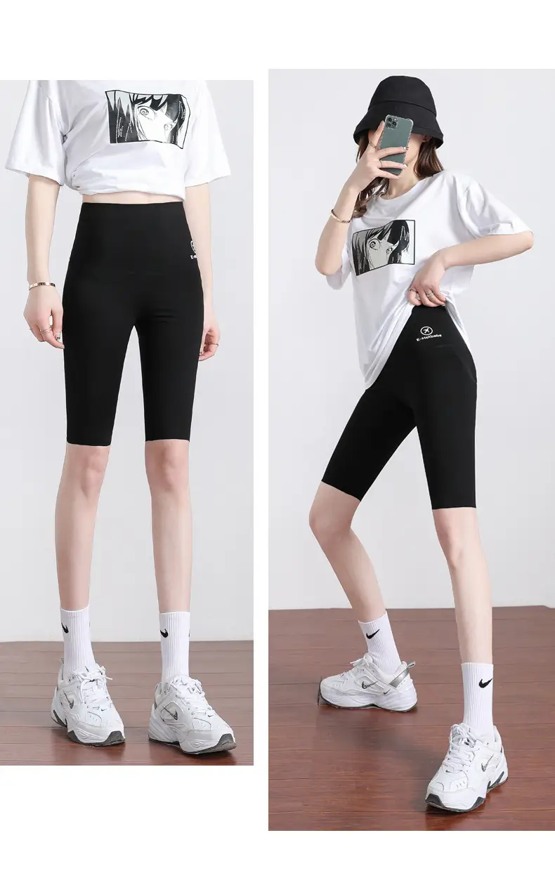 Women's Black Slimming Hip Lifting Leggings — feature 15