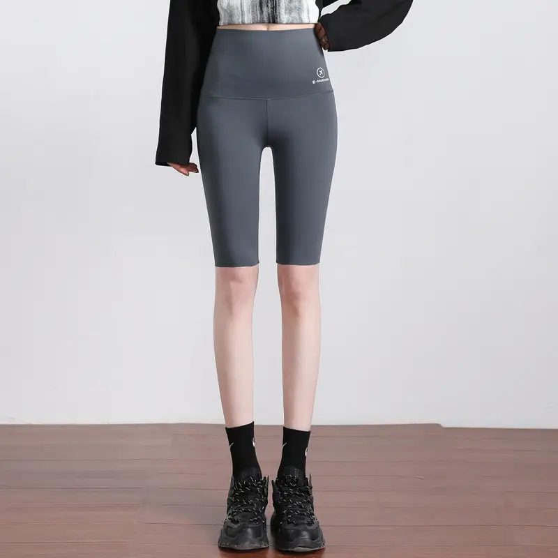 Women's Black Slimming Hip Lifting Leggings - Image 2