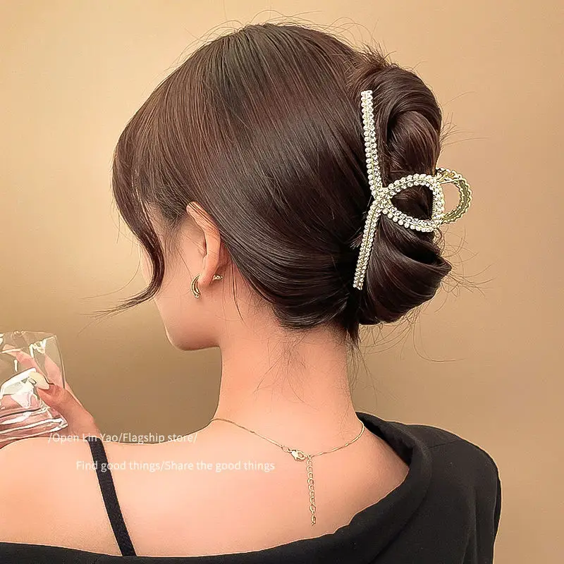 Tassel Hair Clip for Women's Back Head High Sense Shark Clip - Image 15