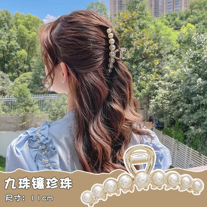 Tassel Hair Clip for Women's Back Head High Sense Shark Clip - Image 16