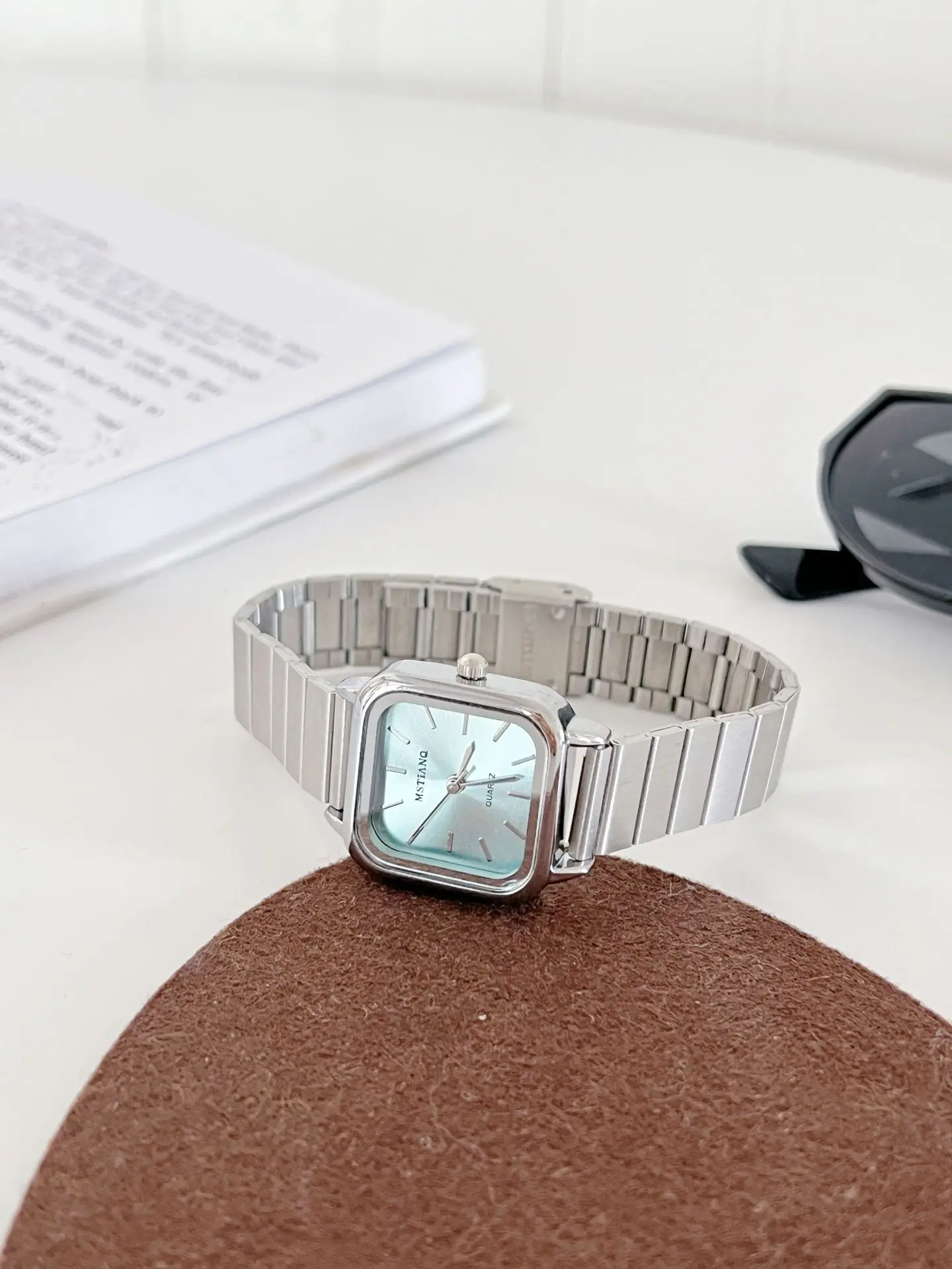 Square Watch Women's Light Luxury Silver 2022