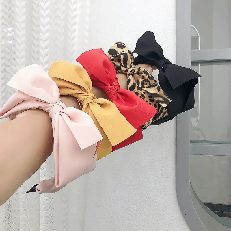 Women's Bow Headband with Wide Bristle Korean Style Hairpin