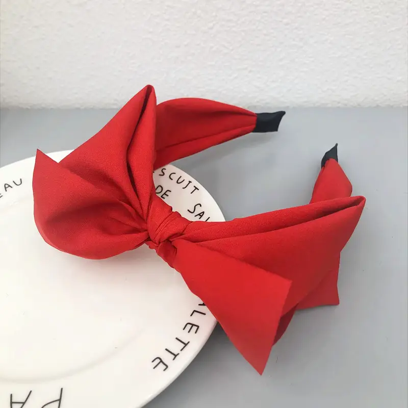 Women's Bow Headband with Wide Bristle Korean Style Hairpin