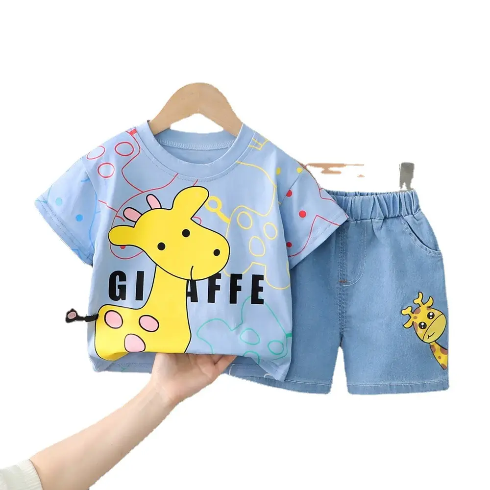 Girls Cartoon T-Shirt Shorts Set 1-4 Years Dropshipping - Image 7