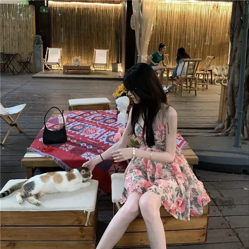 Fairy Spring Floral Dress for Women Small Size - Image 8