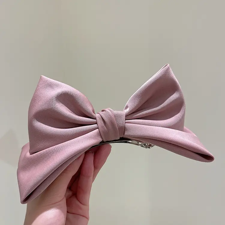 Women's Black Three-Dimensional Bow Hairpin Clip — feature 32