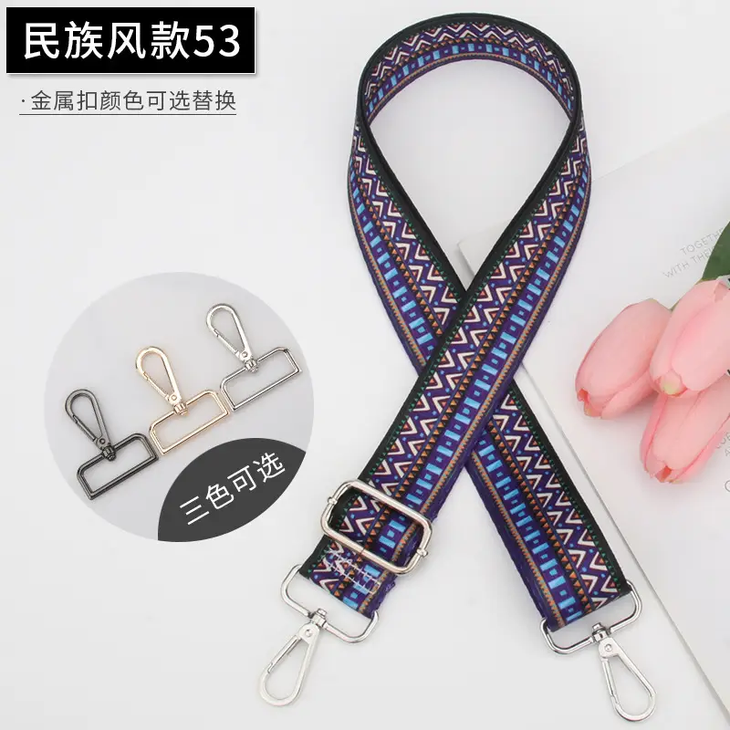 Crossbody Ethnic Bag with Adjustable Strap for Women