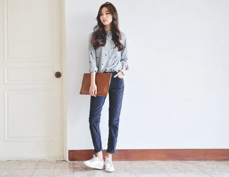 2026 Spring Striped Collar Shirt for Women — feature 9