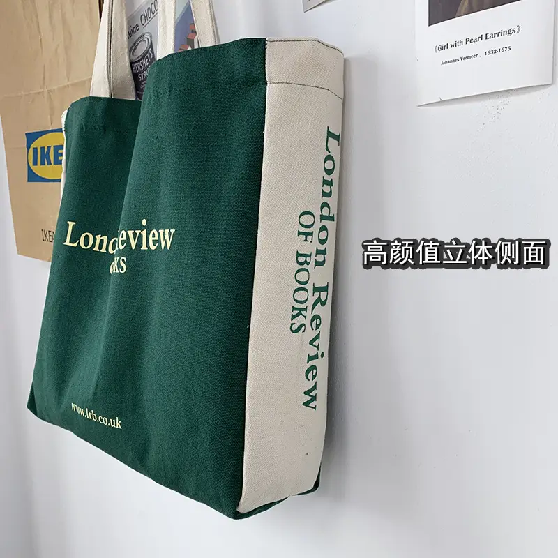 Canvas College Bags Large Capacity Single Shoulder for Students — feature 11