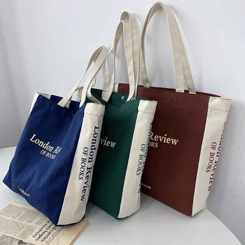 Canvas College Bags Large Capacity Single Shoulder for Students — feature 2
