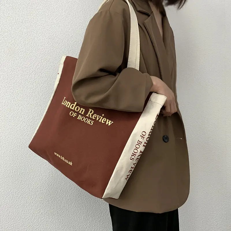 Canvas College Bags Large Capacity Single Shoulder for Students - Image 3