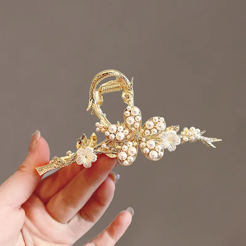 Korean Pearl Hairpin for Women Large Size