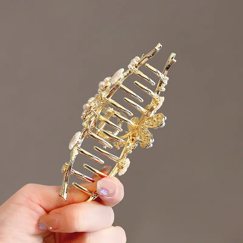 Korean Pearl Hairpin for Women Large Size