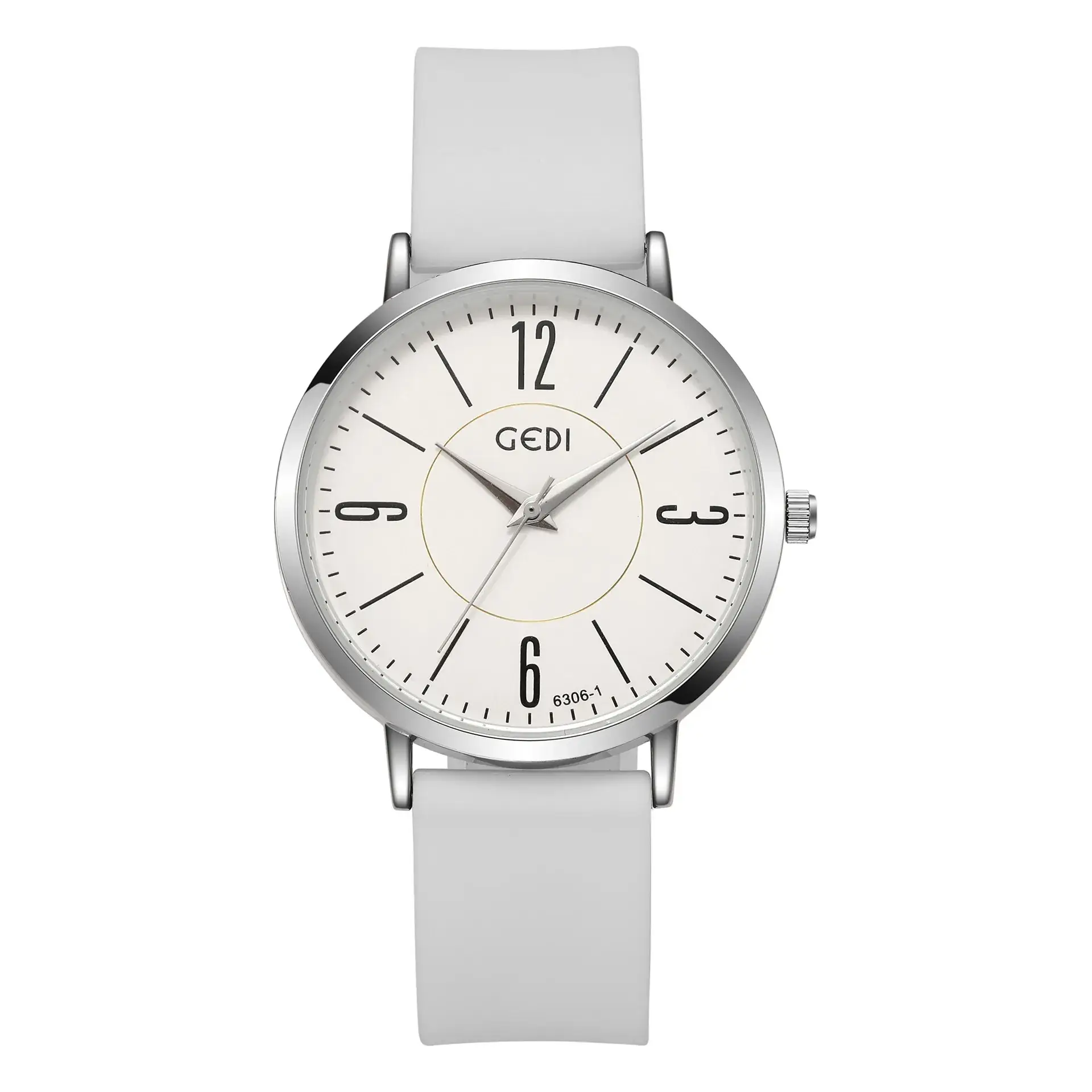 Goldie Couple Silicone Watch Set Waterproof Quartz Gift Watch - Image 2