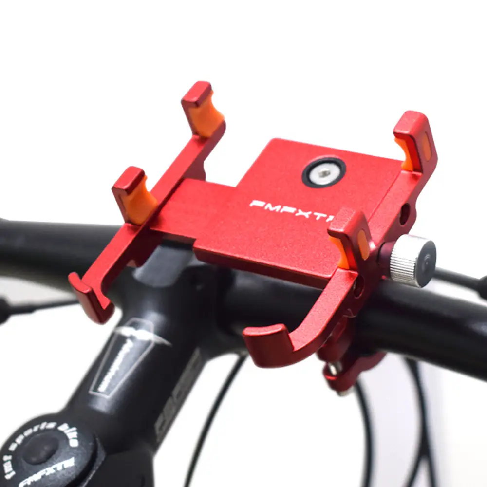 Bicycle mobile phone bracket aluminum alloy shockproof electric car navigation rack mountain bike mobile phone rack accessories cross-border exclusive