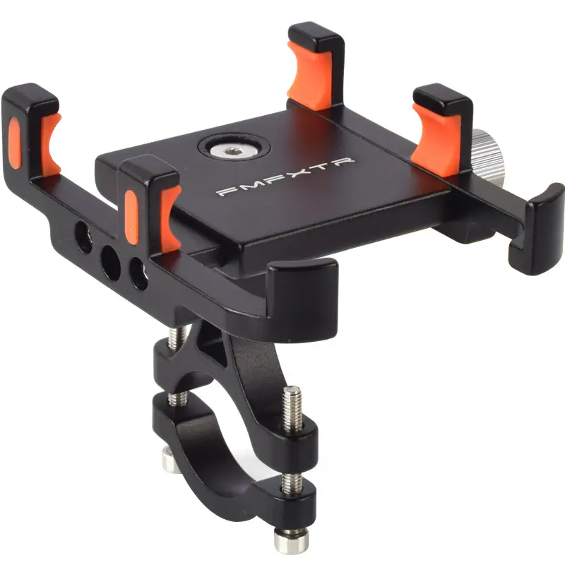 Bicycle mobile phone bracket aluminum alloy shockproof electric car navigation rack mountain bike mobile phone rack accessories cross-border exclusive