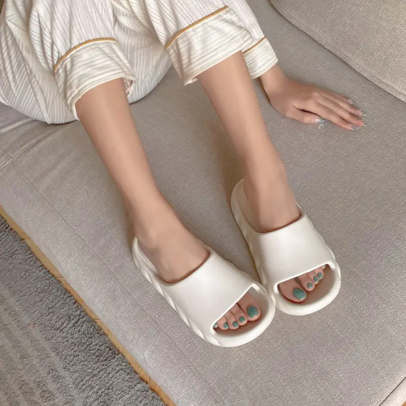 Small Fudge Advanced Sense Air Cushion Indoor Home Slippers Women's Non-slip Men's Soft Bottom eva Thick Bottom Couple's Shit Sandals - Image 9