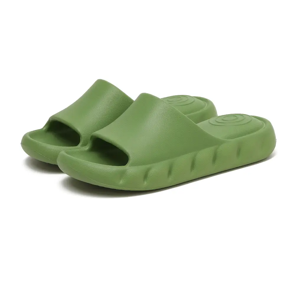 Small Fudge Advanced Sense Air Cushion Indoor Home Slippers Women's Non-slip Men's Soft Bottom eva Thick Bottom Couple's Shit Sandals - Image 2