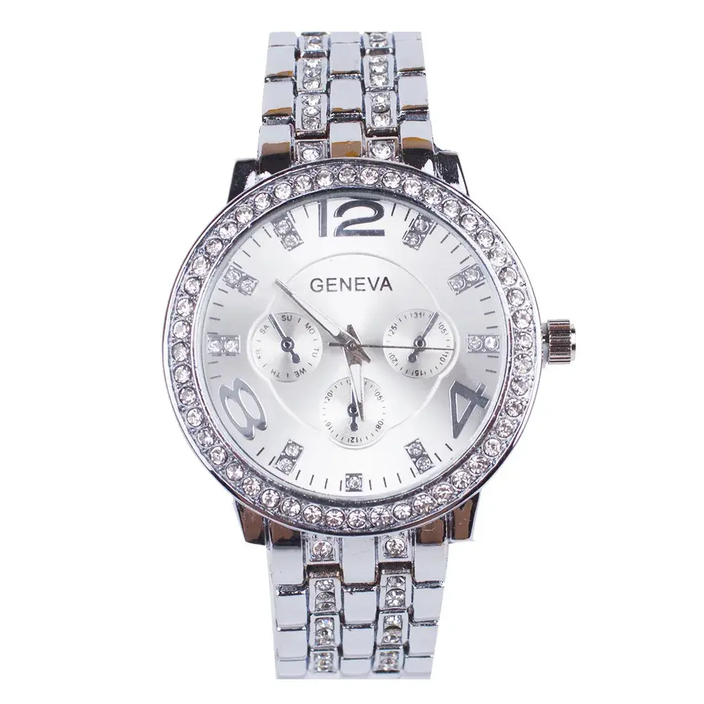 Gold Diamond Wristwatch Set for Men