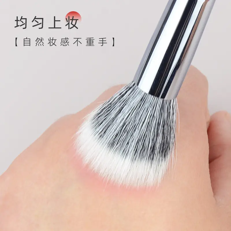 Ebony Copper Dot Blush Brush Fine Light Front Wool Animal Hair - Image 7