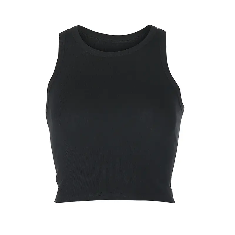 White Stretch Slim Fit Vest for Women - Image 8